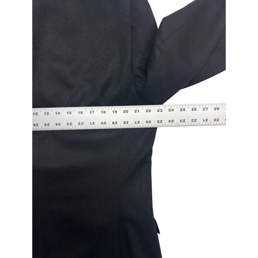 Frank Stella New York 44L Black 100%‎ Cashmere Blazer Jacket Sport Suit Coat